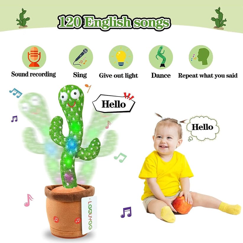 Rechargeable Dancing Cactus Toy